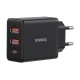 Мережевий зарядний пристрій Baseus Cube Fast Charger 2U+C 30W Cluster Black P10111402113-00